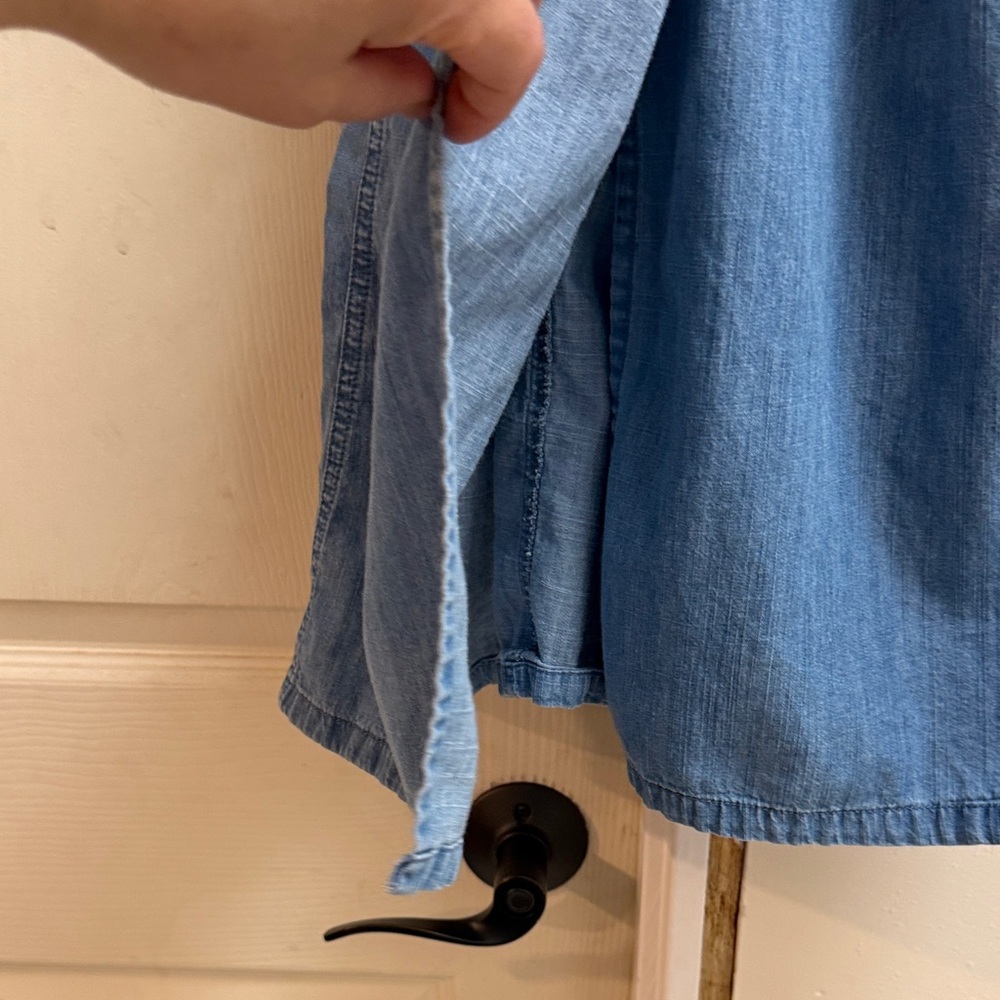 Madewell Blue Denim Mini Dress - Picture 5 of 10